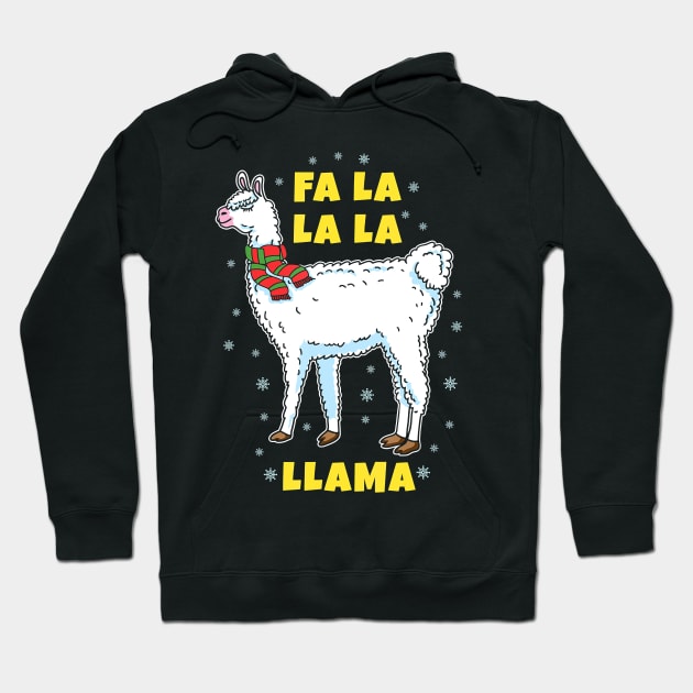 Fa La La Llama Lovers Christmas Hoodie by JaydeMargulies